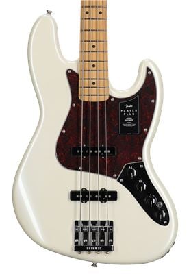Fender Player Plus Jazz Bass Maple Neck Olympic Pearl with Bag